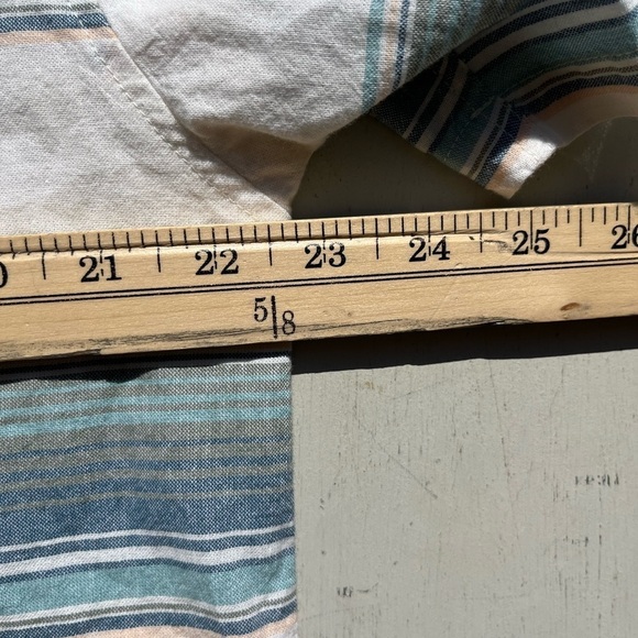 Men's Salty Crew Shirt Multicolor Button-Down L Pocket Beach Outdoor Striped - Picture 9 of 11